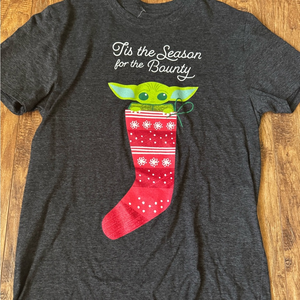 Star Wars Gray T-Shirt with Green and Red Design